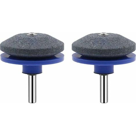 50MM Lawn Mower Blade Sharpener for Power Hand Drill Grinding Drill Mower Sharpener (2pcs) (1/5)