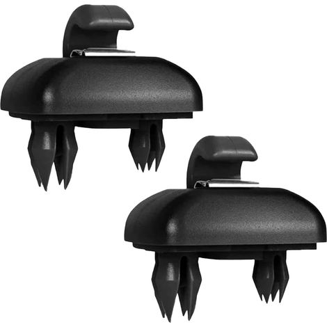 2 Pcs Noir Intérieur Pare Soleil Crochet Support d'attache Pare Soleil A1, Support Clip pour Visièr pour A1 A3 A4 A5 A7 B6 B7 B8 S4 S5, Soleils Clip pour Visière, Clips pour Visières de Voiture (1/5)