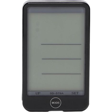 Compteur de vélo étanche avec écran LCD rétroéclairé, réveil automatique, capteur intelligent et odomètre. (1/5)