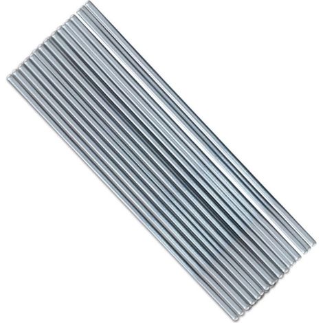 10 PCS 2.0mm 33CM Fil de Soudure en Aluminium à Basse Température Poudre à souder durable de bras convenable durable de baguette d'Al,argent-INHHUB (1/5)