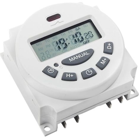 Numerischer Minutenzähler L701 AC 220 V, Minutenzähler programmierbar 7 Tage/Sekunde, Minutenrechner (1/4)