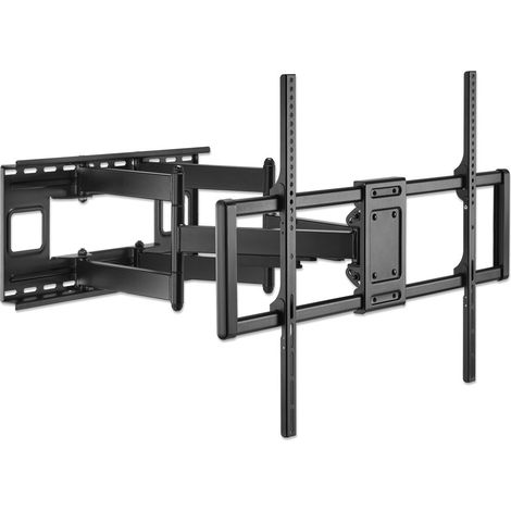 MANHATTAN TV-Wandhalterung Full Motion 152,4-304,8cm 60-120 Zoll und bis 120kg schwenkbar neigbar na