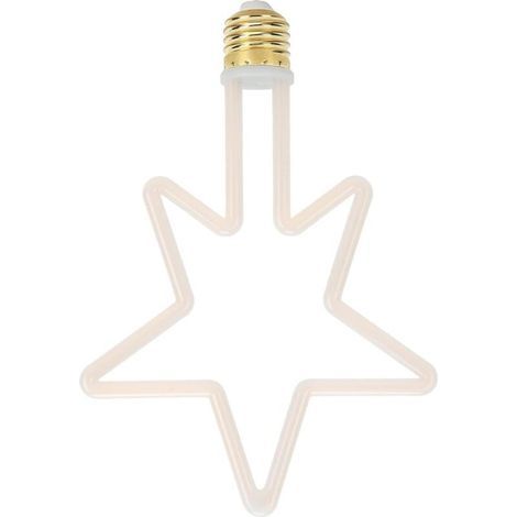 Sternförmige LED-Weihnachtsbeleuchtung, dekorative LED-Lampe E27/2700K 8W 5-farbige LED-Lampe für Feste im Innenbereich 220-240V (1/5)