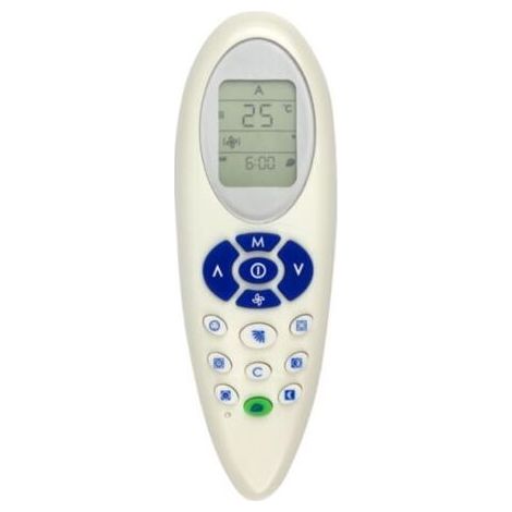 Mise en marche de la télécommande split portable du climatiseur CARRIER. Compatible avec les climatiseurs Carr. (1/4)