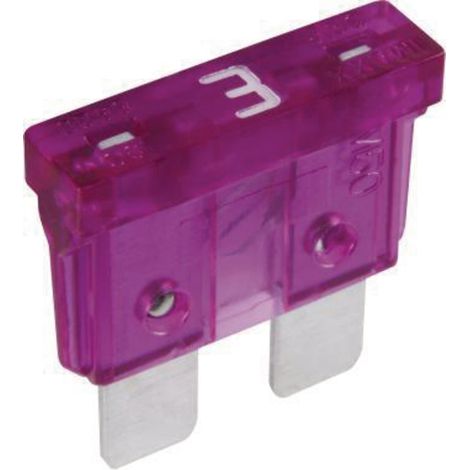 Fusibile piatto standard 32V 3A 19,05x18,54mm viola 1 pz