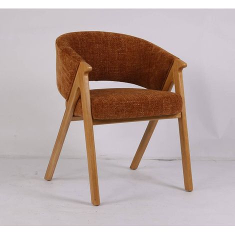 Poltrona da tavolo amza h.79 cm, color bronzo - Atmosphera créateur d'intérieur (1/3)