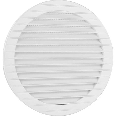 Lüftungsgitter rund Insektenschutz white Ø 160 mm (1/3)