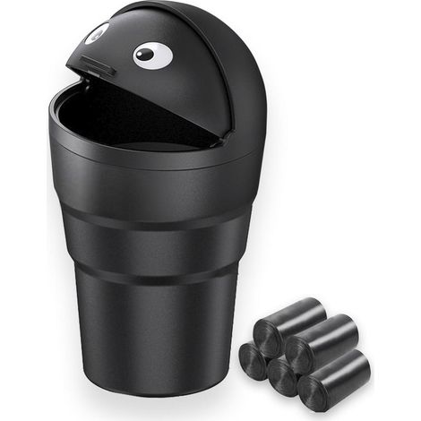 Automülleimer mit Deckel, auslaufsicher, 520ml, inkl. Müllbeutel (1/5)