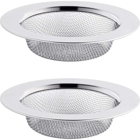2PCS Stainless Steel Sink Strainer, 11.5cm Drain Filter, Sink Strainer, Sink Strainer, Kitchen Sink Strainer NPTERBL