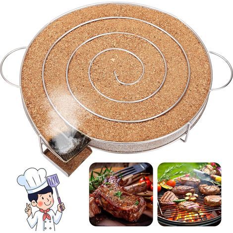 Rwoythk – Générateur de fumée froide pour fumoir – Acier inoxydable – Dimensions 28x18x4 cm – Compatible avec barbecues – Fumage viande et poisson (1/5)