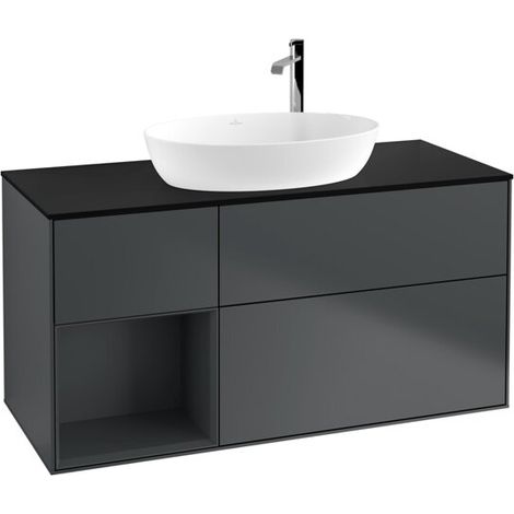 Villeroy & Boch F942HGHG Meuble sous lavabo Finion F94 (1/2)