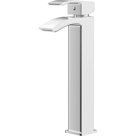 Wholesale Domestic Flow Polished Chrome High Rise Basin Mixer Tap (1/5)