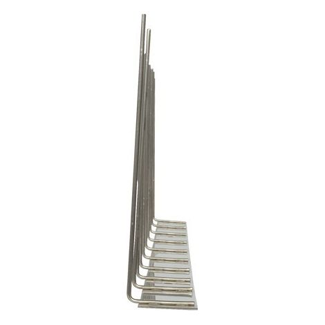3 metros (6 pezzi di 0,5m ogniuno) de Púas antipalomas V2A-Standard con base de acero inoxidable - 1-hileras de Púas antipalomas la solución de calidad para el control de aves (1/5)