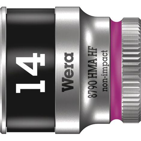 Wera 8790 HMA 05003729001 6 pans extérieurs Douille 14 mm 1/4" (6.3 mm)