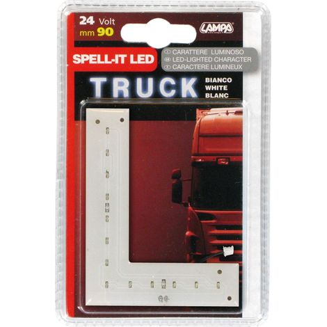 Spell-It Led, 90 mm, 24V - Bianco - L