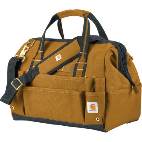 Carhartt – Sac à outils 16 pouces 30 poches – Polyester 1200D – Traitement déperlant Rain Defender – Dimensions 40,6 x 30,5 x 24,1 cm