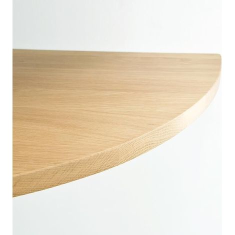 Étagère d'Angle Murale 25cm Chêne Naturel