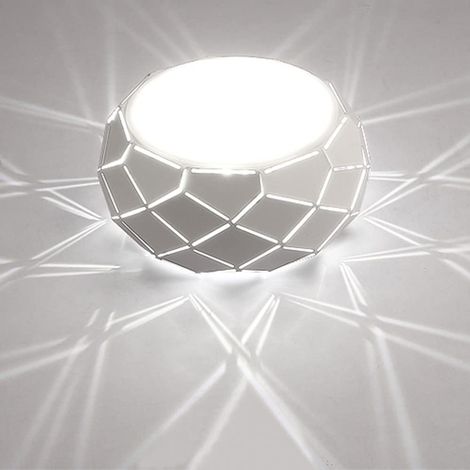 BOMCLAP Mini Plafonnier Encastré LED 10W φ16cm, Lumière Blanche - Hublot Acrylique Diffusant (1/5)