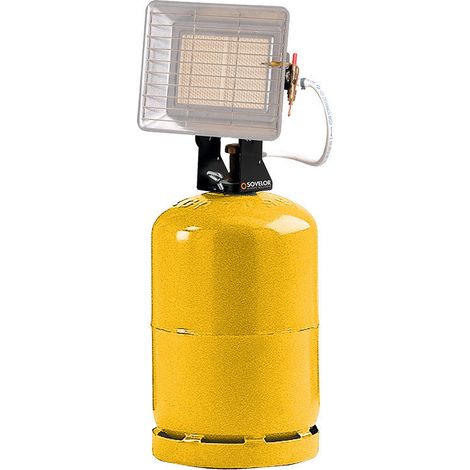 Sovelor – Chauffage de chantier au gaz butane/propane 4,2kW – Autonome et léger – Pour espaces confinés et chantiers – Allumeur piézo intégré (1/5)