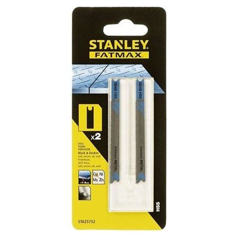 STANLEY-2 LAME 80X1.6 X METALLO - HSS