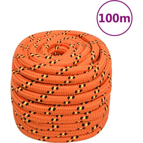 Corde marine en polypropylène orange 20 mm x 100 m pour voile et amarrage - PANGIVO (1/5)