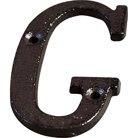 Numéros maison 2,95 pouces avec vis - Numéro porte moderne en métal, chiffres et lettres en fonte, pour boîte aux lettres extérieure, appartement, jardin, chambre, décoration murale (1/5)