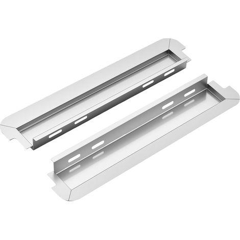 Lot de 2 bacs d'égouttement en acier inoxydable pour barbecue Weber Go Anywhere - Bac récupérateur de graisse - Pour barbecue Weber Go Anywhere
