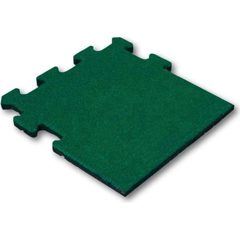 Dalle bordure puzzle 25 mm - 50 x 50 cm - vert