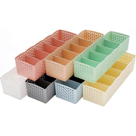 Séparateurs de tiroirs et organisateurs de placard, boîtes de rangement modulables pour vêtements et accessoires (1/5)