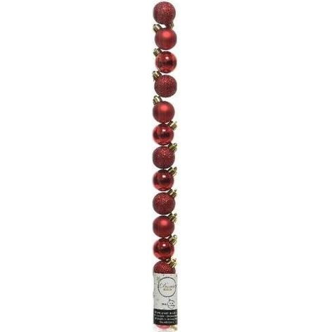 Amicasa Tube 14 Sphères 30mm Rouge 9020458