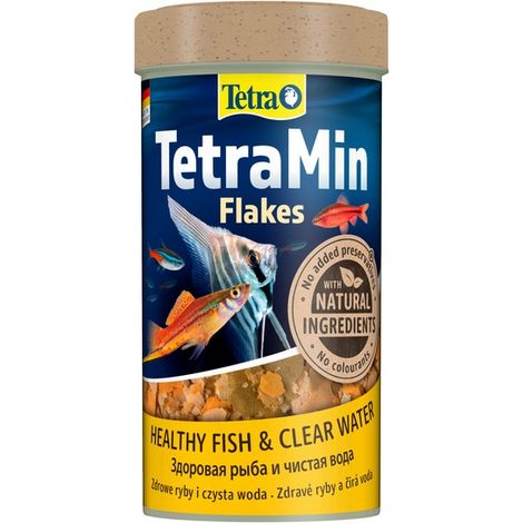 TETRAMIN ALIMENTATION POUR POISSONS D'AQUARIUM FLOCONS ALIMENT DE BASE 250ML TETRA