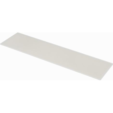 RIPIANO IN VETRO SATINATO CM. 0.6X80X20 (1/2)