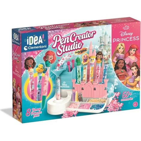 Clementoni - Atelier Stylo - Édition Princesses Disney