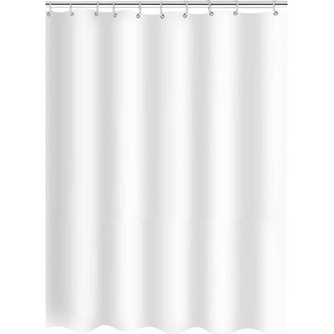 Wasserdichter, verdickter Polyester-Badezimmervorhang – einfarbiger WC-Trennvorhang 120 x 180 cm