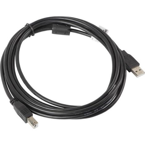 Cavo USB 2.0 Lanberg AM-BM in ferrite, 3 m, nero (1/2)