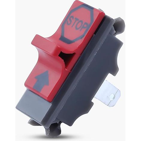 Interrupteur Marche/Arrêt pour Husqvarna 365 371 372 336 385 390 et Jonsered 2063 2065 2165 2071 Interrupteur d'arrêt Tronçonneuse Pièces de Rechange Remplace 503718201 503098302 (1/5)