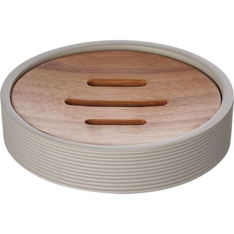 ROLLER Porte-savon sur pied, beige (1/3)