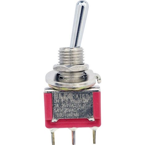 TE Connectivity 4-1825136-5 4-1825136-5 Kippschalter 250 V/AC 2 A 1 x Ein/Ein  rastend 1 St.