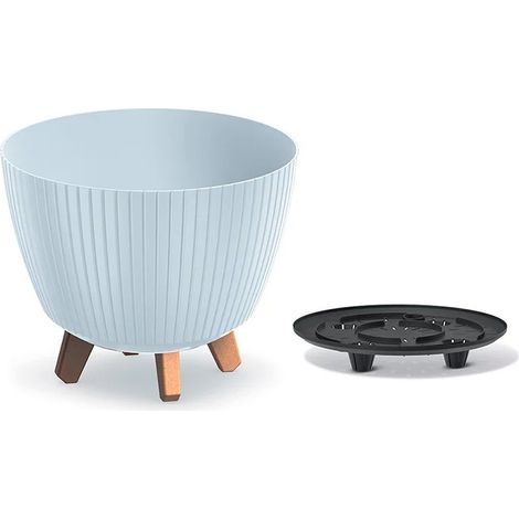 Pot de fleurs Lamia DLAL300 Gris clair Prosperplast