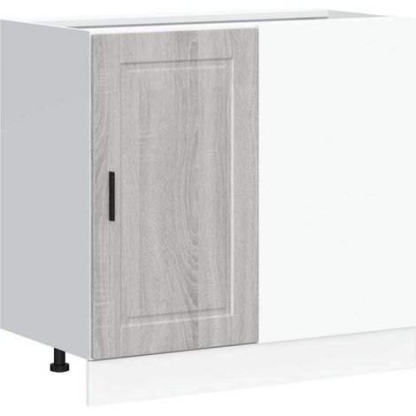 Maison Exclusive - Base da Cucina Porto Grigio Sonoma in Legno Multistrato