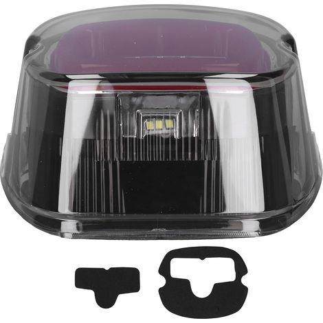 Feu arrière LED 12V clignotant stop plaque d'immatriculation IP67 étanche pour moto rétro universel (1/5)