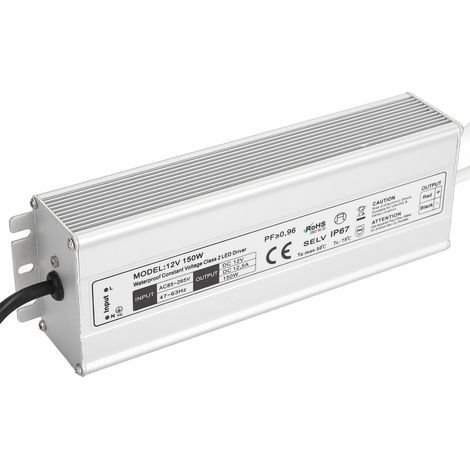 150W Waterproof Switching Power Supply IP67 LED Waterproof Power Supply AC85-265V US Standard Output 12V