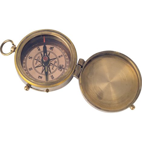 Signes Grimalt Figura Marinera Decoracion  Brújula Nautico Dorado 6x6x2cm 27760 (1/4)