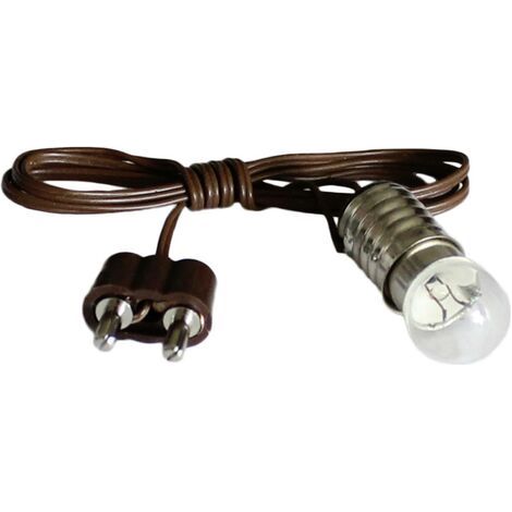 Ampoule à incandescence E10 3,5V – Culot E10 – Lumière chaude 2700K – 40W – Pour éclairage intérieur – Kahlert Licht