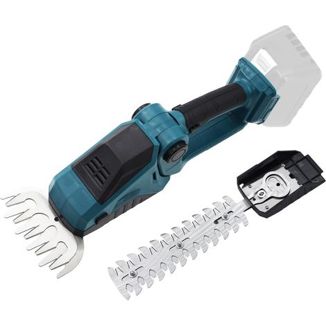 Cisaille à gazon sans fil compatible avec 18 V, taille-haie pratique, avec couteau à herbe et cisaille à arbustes, sécateur sans fil (sans batterie) (1/5)