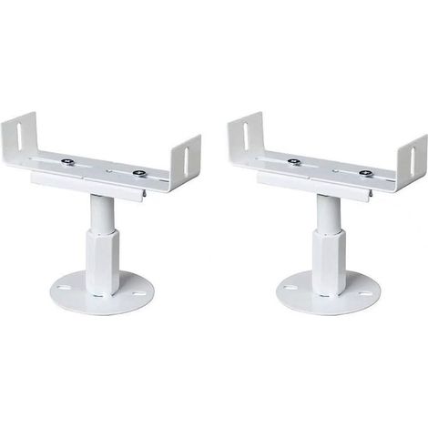 Lot de 2 pieds de radiateur en aluminium, hauteur réglable 8 à 13 cm, style traditionnel architectural, résistant au sel et au brouillard pour radiateurs en fonte (1/5)