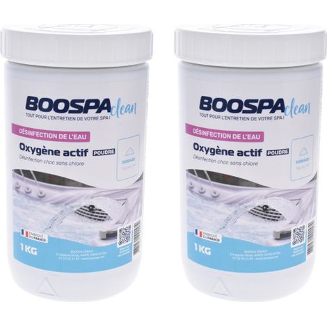 Lot de 2 Oxygène Actif Spa 1kg Poudre