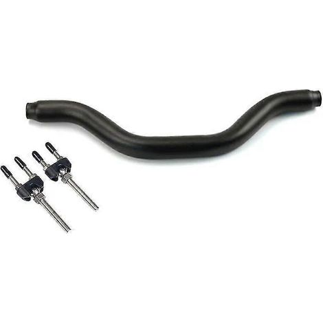 Für Vespa GTS, GTV, LX, LXV, Sprint 50, 150, 250, 300, 300i Roller: Kinderarmlehne, Haltegriff, Handyhalterung für Lenker – Dunkelgrau
