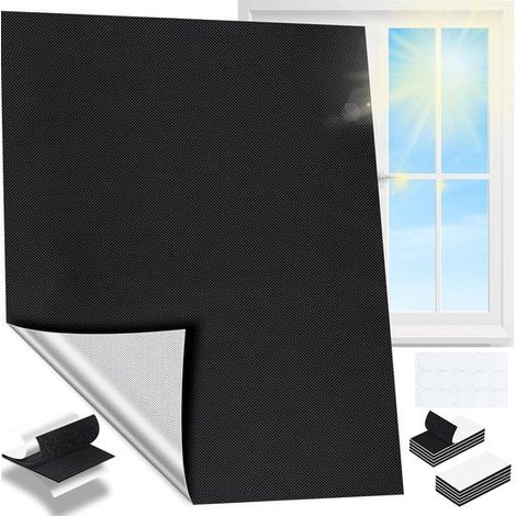 Tende oscuranti senza foratura - 200x145 cm - Protezione solare - Velcro autoadesivo - Ideali per camere da letto e camerette dei bambini (1/5)