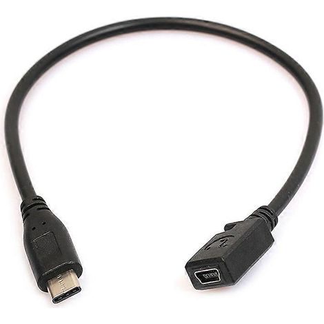 USB-3.1-Stecker Typ C auf Mini-USB-Buchse Lade- und Datenkabel für Nexus 6P
